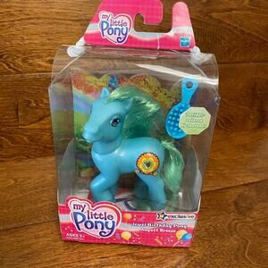 MY LITTLE PONY Vintage 2004 August Breeze Jewel Birthday G3 Pony